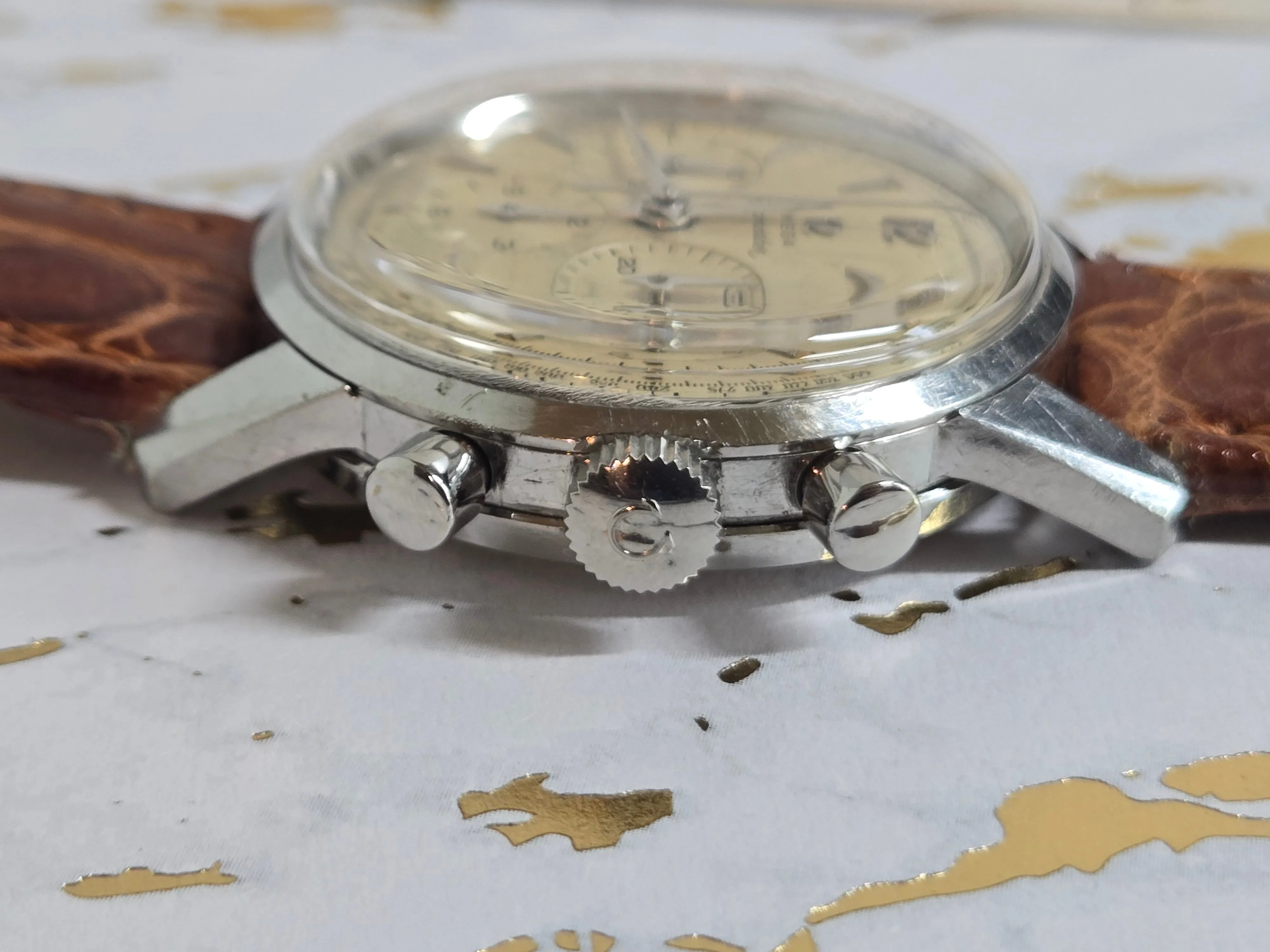 Sold Serviced 1958 Vintage Omega SeaMaster Chronograph Watch CK 2947 Cal 321