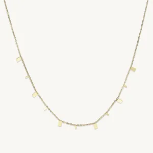 Square Layering Chain Necklace