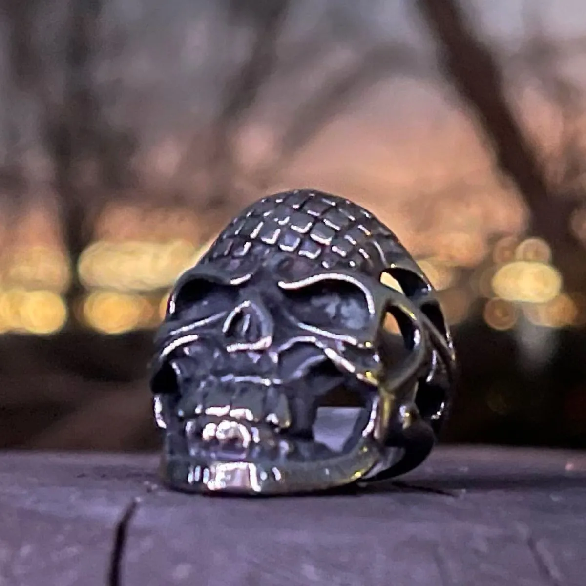 Sssssss Snake Skull Ring (c182)
