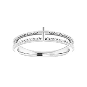 Stackable Cross Ring
