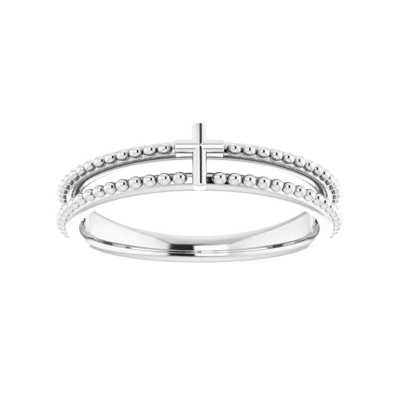 Stackable Cross Ring