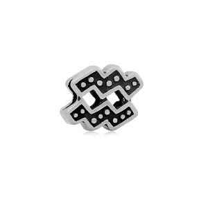 Stainless Steel Aquarius Symbol Charm
