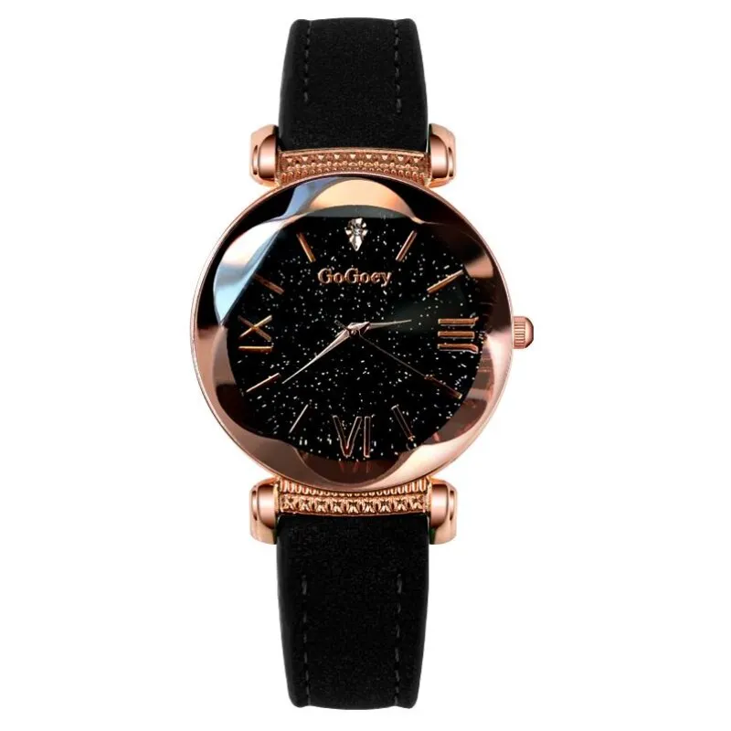 Star Crystal cut female watch