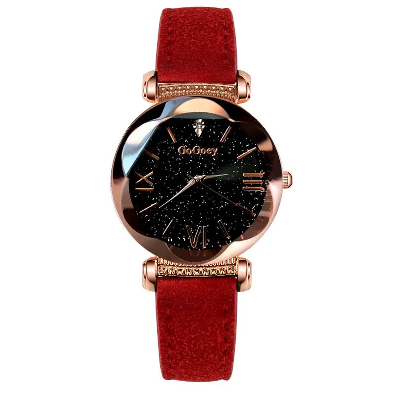 Star Crystal cut female watch