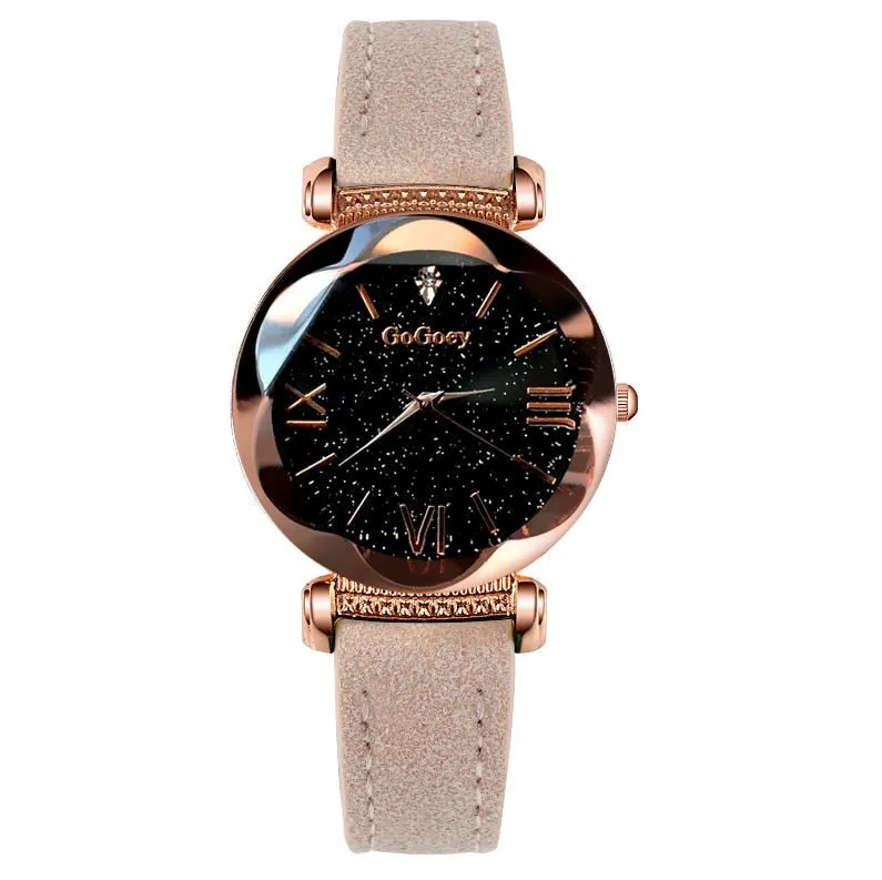 Star Crystal cut female watch