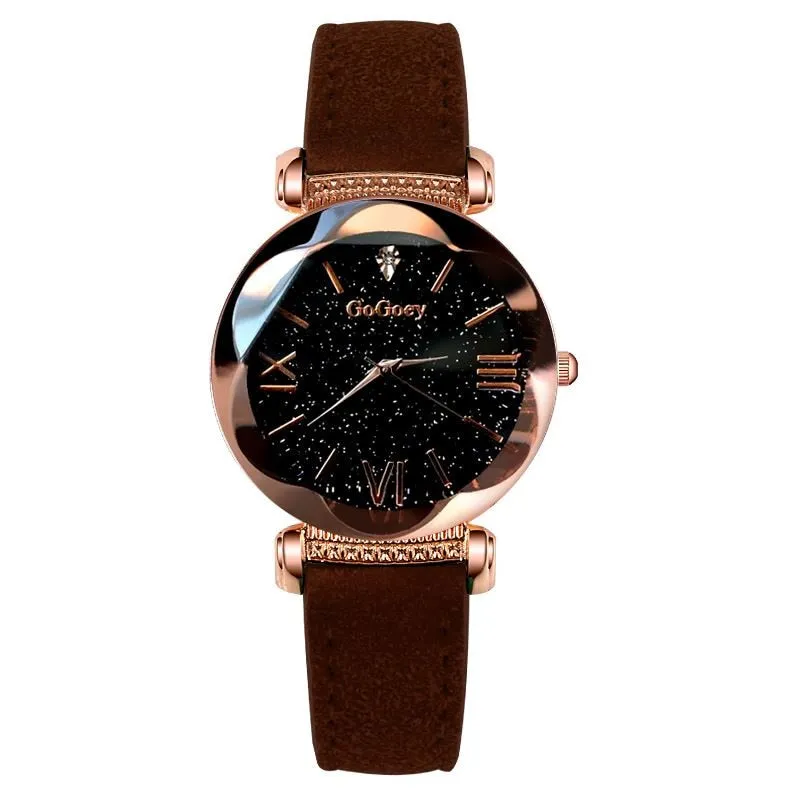 Star Crystal cut female watch