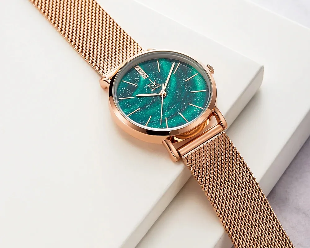 Starry Sky Patterned Women's Watch