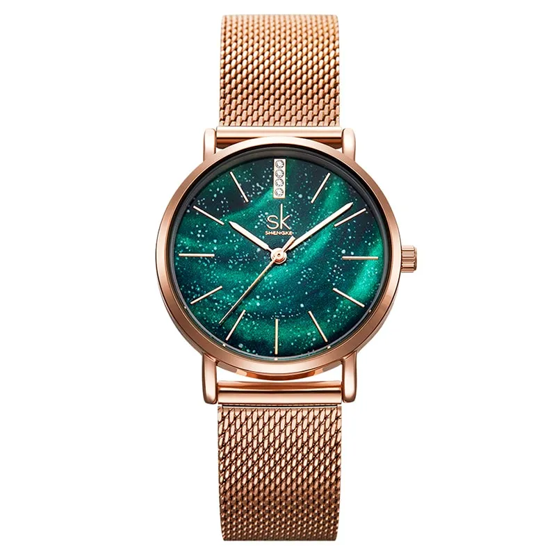 Starry Sky Patterned Women's Watch