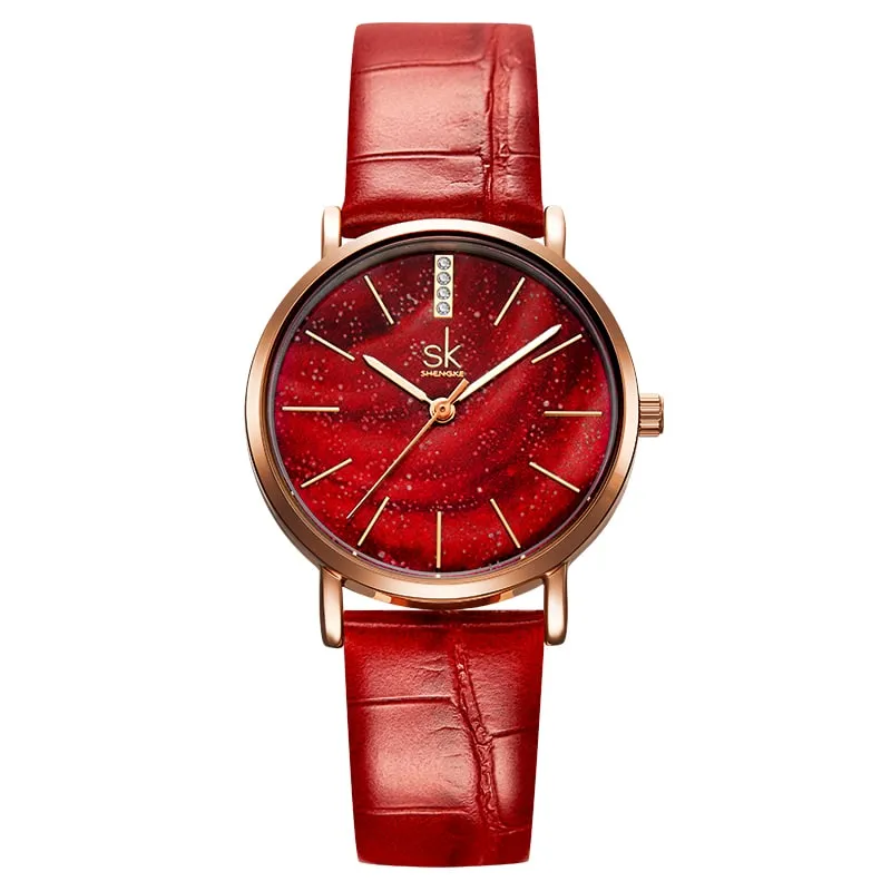 Starry Sky Patterned Women's Watch
