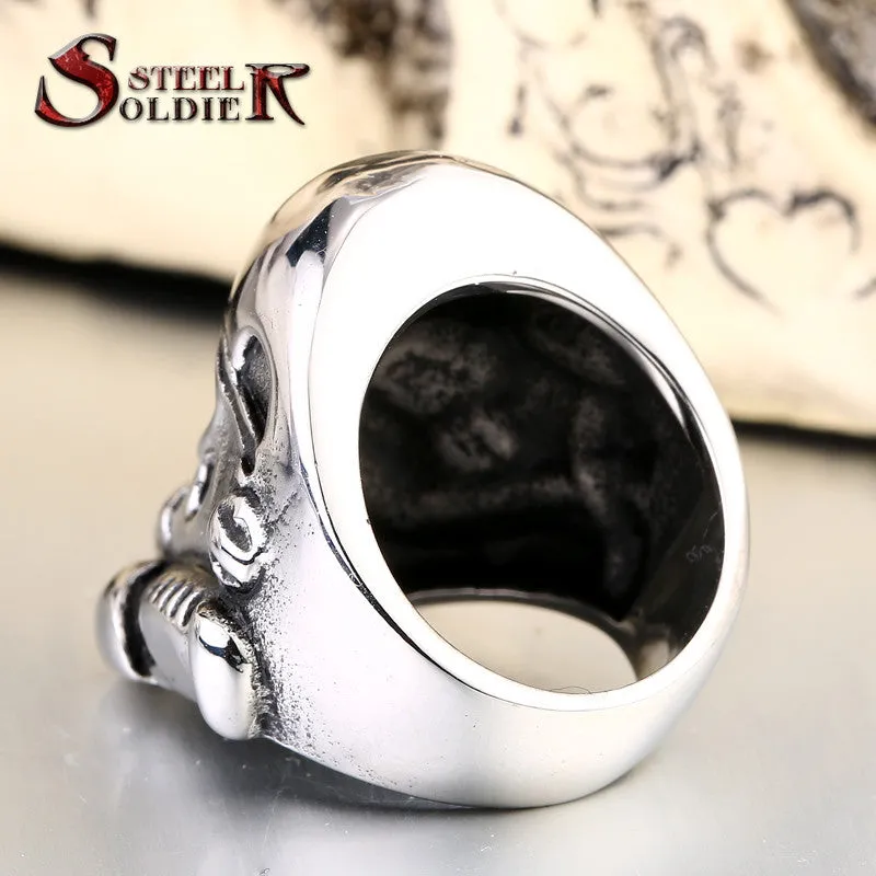 steel soldier new design stormtrooper men personality ring movie style star wars fashion stainless steel jewelry