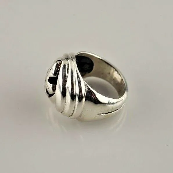 STERLING .925 SILVER CHRISTIAN CROSS RING