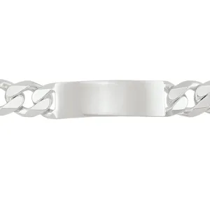 Sterling Silver (13mm) Curb ID Bracelet 8.5"