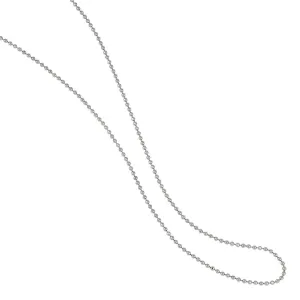 Sterling Silver 18" D/C Bead Chain