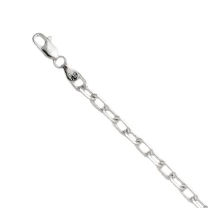 Sterling Silver 20" Diamond Cut Cable Chain | 4.5mm