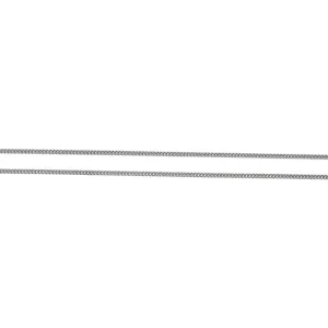 Sterling Silver 2.25mm Continuous Flat Curb Link 24" Chain