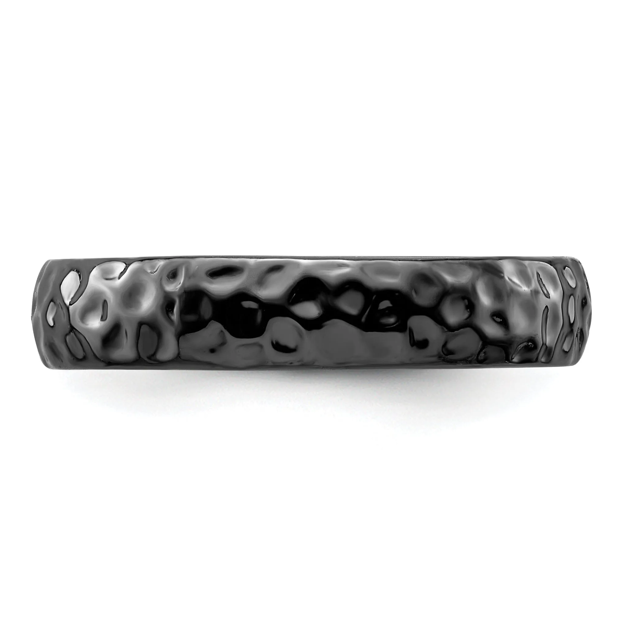 Sterling Silver Black-Plated Ring