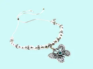 Sterling Silver Bracelet for woman with a butterfly