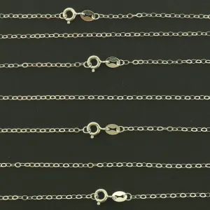 Sterling Silver Cable Chain Necklace - 1.8mm Thick - Choose Your Size!