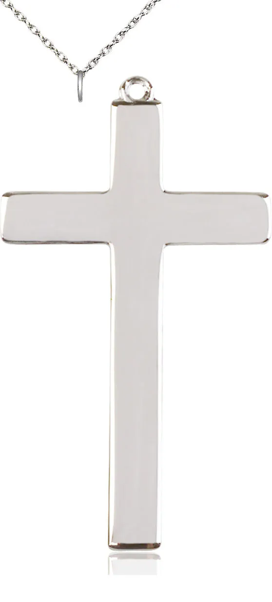 Sterling Silver Cross Pendant on a Sterling Silver Chain