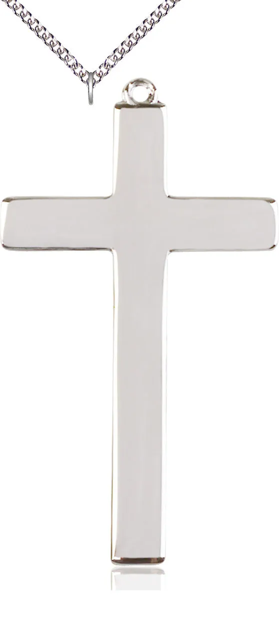 Sterling Silver Cross Pendant on a Sterling Silver Chain