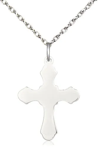 Sterling Silver Cross Pendant on a Sterling Silver Chain