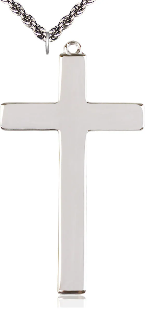 Sterling Silver Cross Pendant on a Sterling Silver Chain