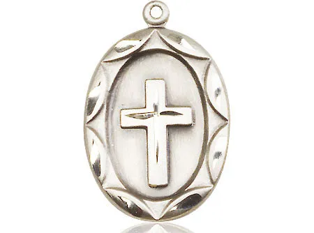Sterling Silver Cross Pendant on a Sterling Silver Chain
