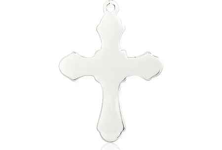 Sterling Silver Cross Pendant on a Sterling Silver Chain