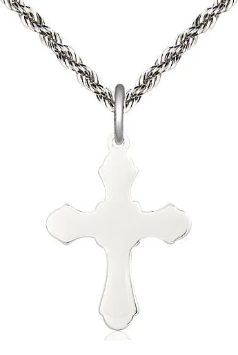 Sterling Silver Cross Pendant on a Sterling Silver Chain