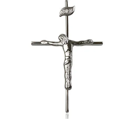 Sterling Silver Crucifix Pendant on a Sterling Silver Chain