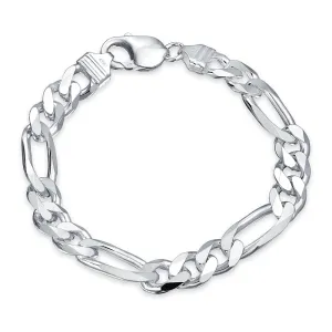 Sterling Silver Figaro Bracelet