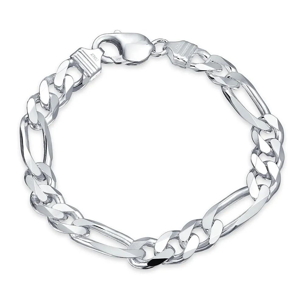 Sterling Silver Figaro Bracelet