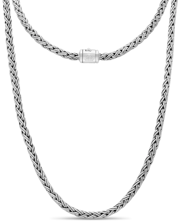 Sterling Silver Oval Paddy Chain Necklace - 5mm