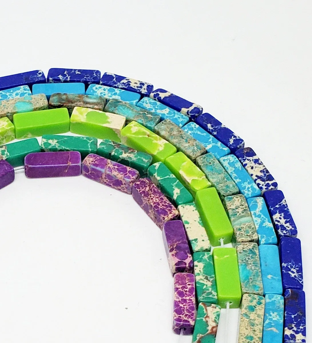 Sterling Silver Semi-Precious Gemstone Bracelet Bangle 18 gauge wire