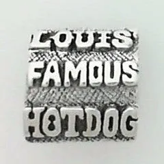 Sterling Silver The Louis' Famous Hot Dog Wheeling Bead