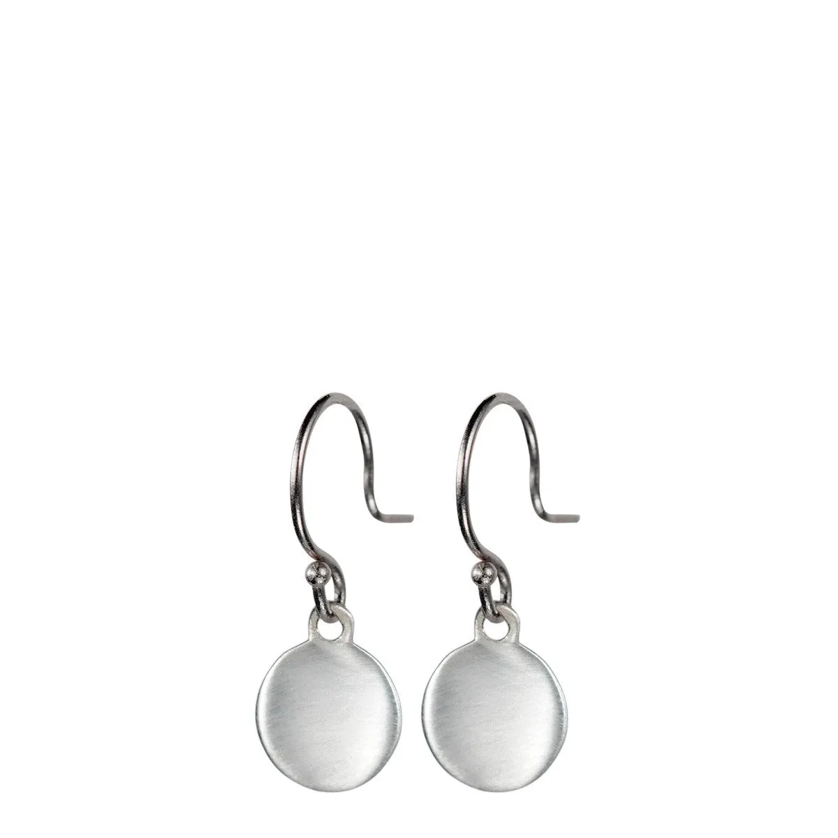 Sterling Silver Tiny Disc Earrings