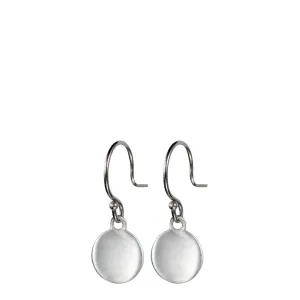 Sterling Silver Tiny Disc Earrings