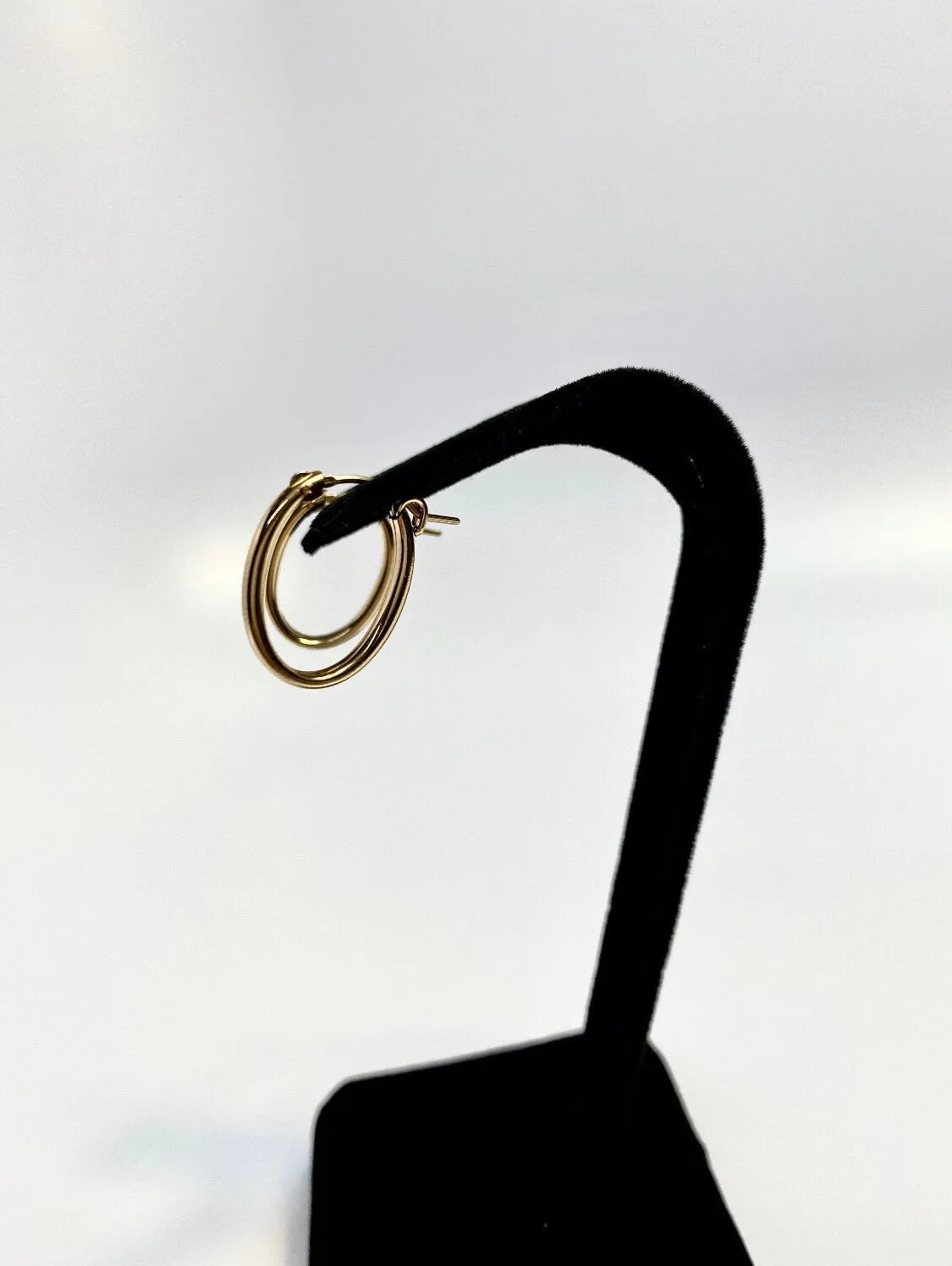 Stunning Oval Hoop Earrings 14K gold filled (14KGF) sku 099 C-OV 1