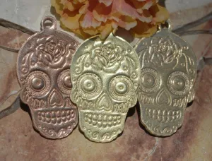 Sugar Skull Blank #4, Traditional Dia de los Muertos, Day of the Dead, 20G