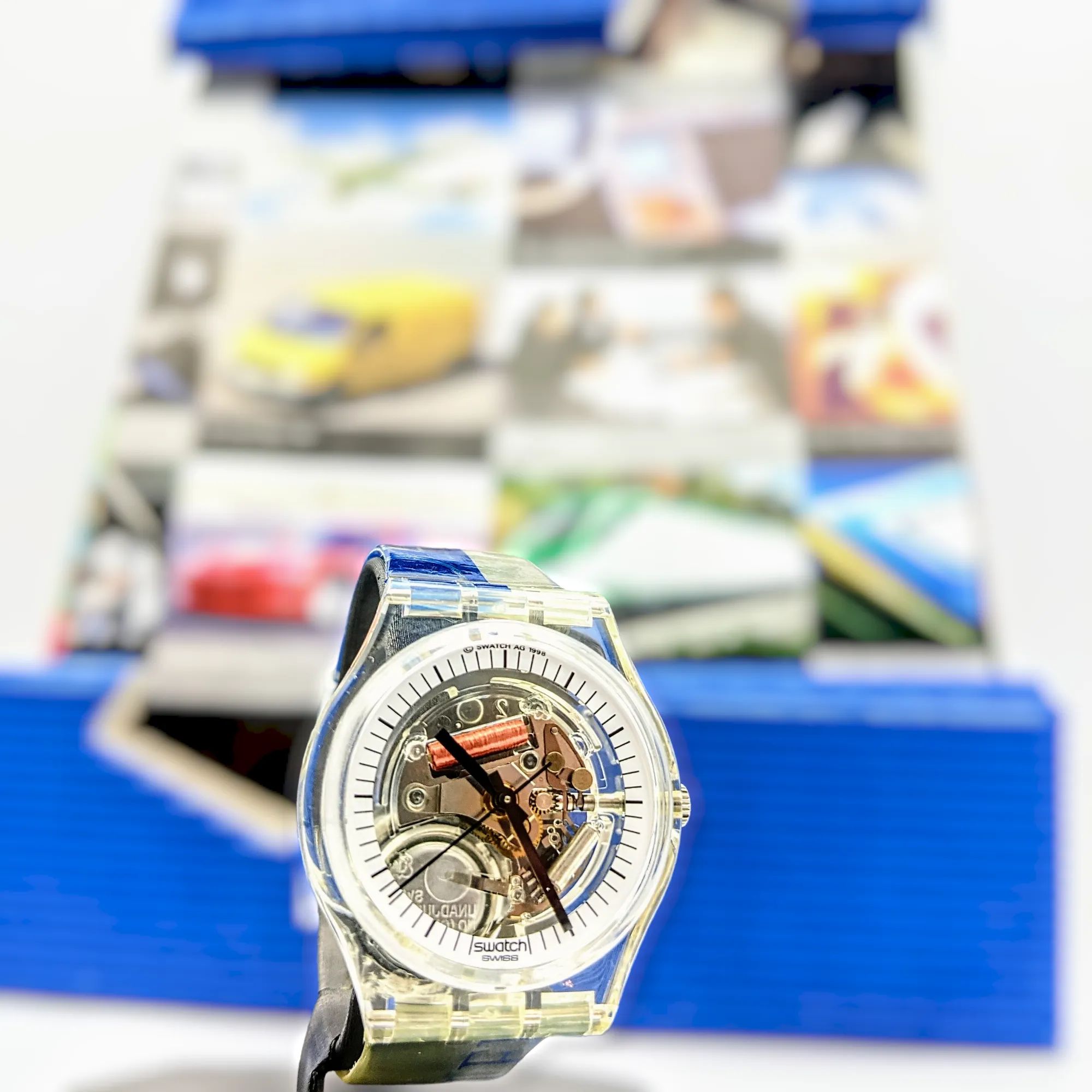SWATCH Watch Daimler Chrysler Promotional Wristwatch - Box & Papers - Ref. GZ 157