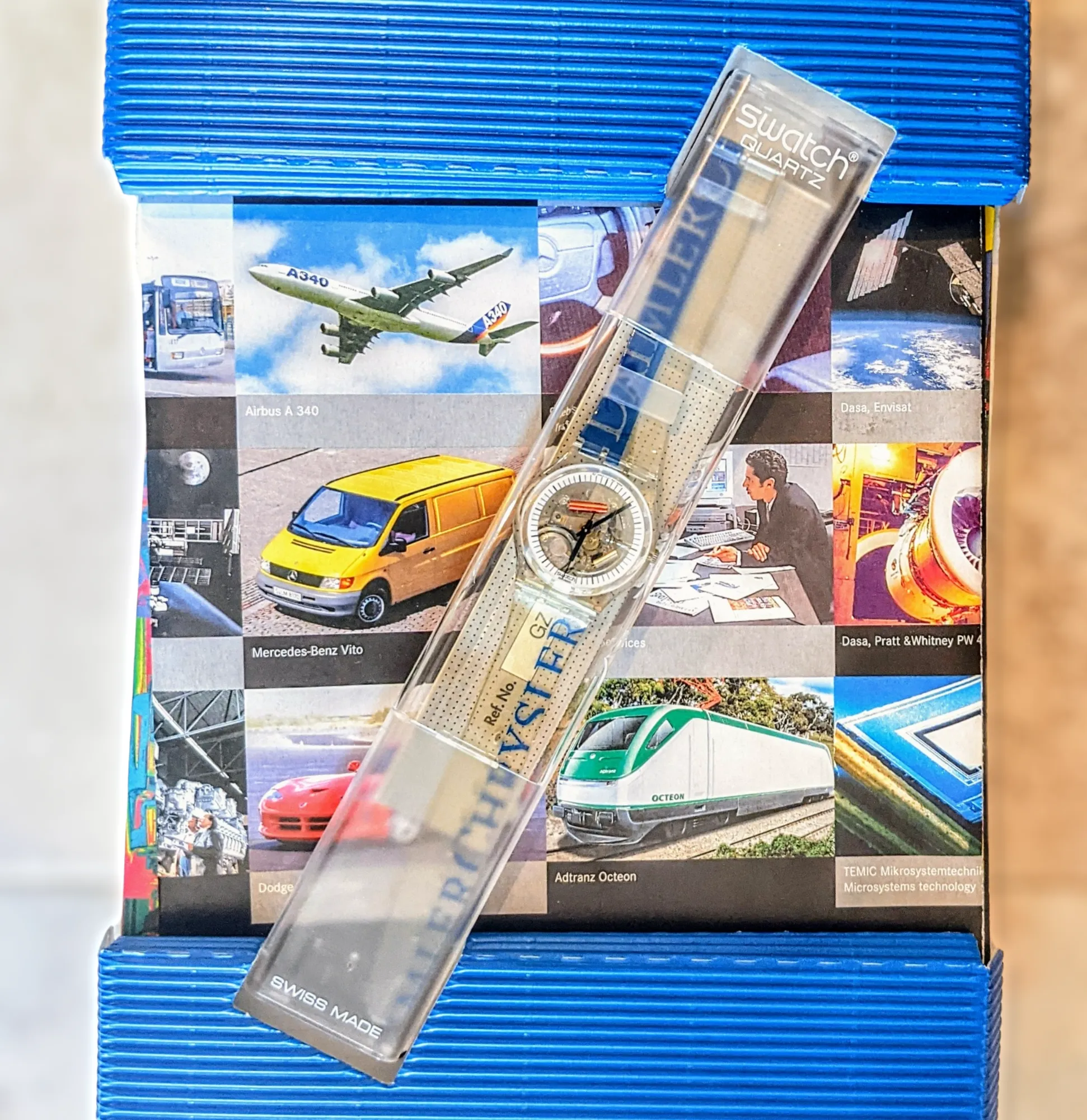 SWATCH Watch Daimler Chrysler Promotional Wristwatch - Box & Papers - Ref. GZ 157