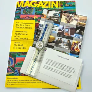 SWATCH Watch Daimler Chrysler Promotional Wristwatch - Box & Papers - Ref. GZ 157