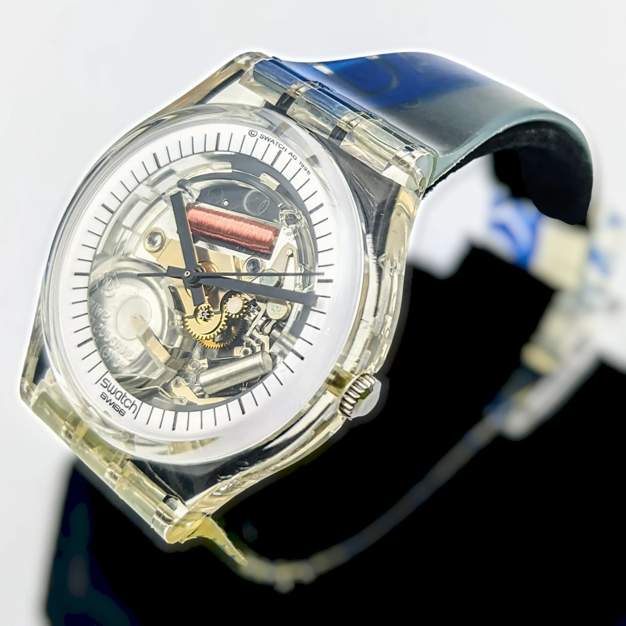 SWATCH Watch Daimler Chrysler Promotional Wristwatch - Box & Papers - Ref. GZ 157