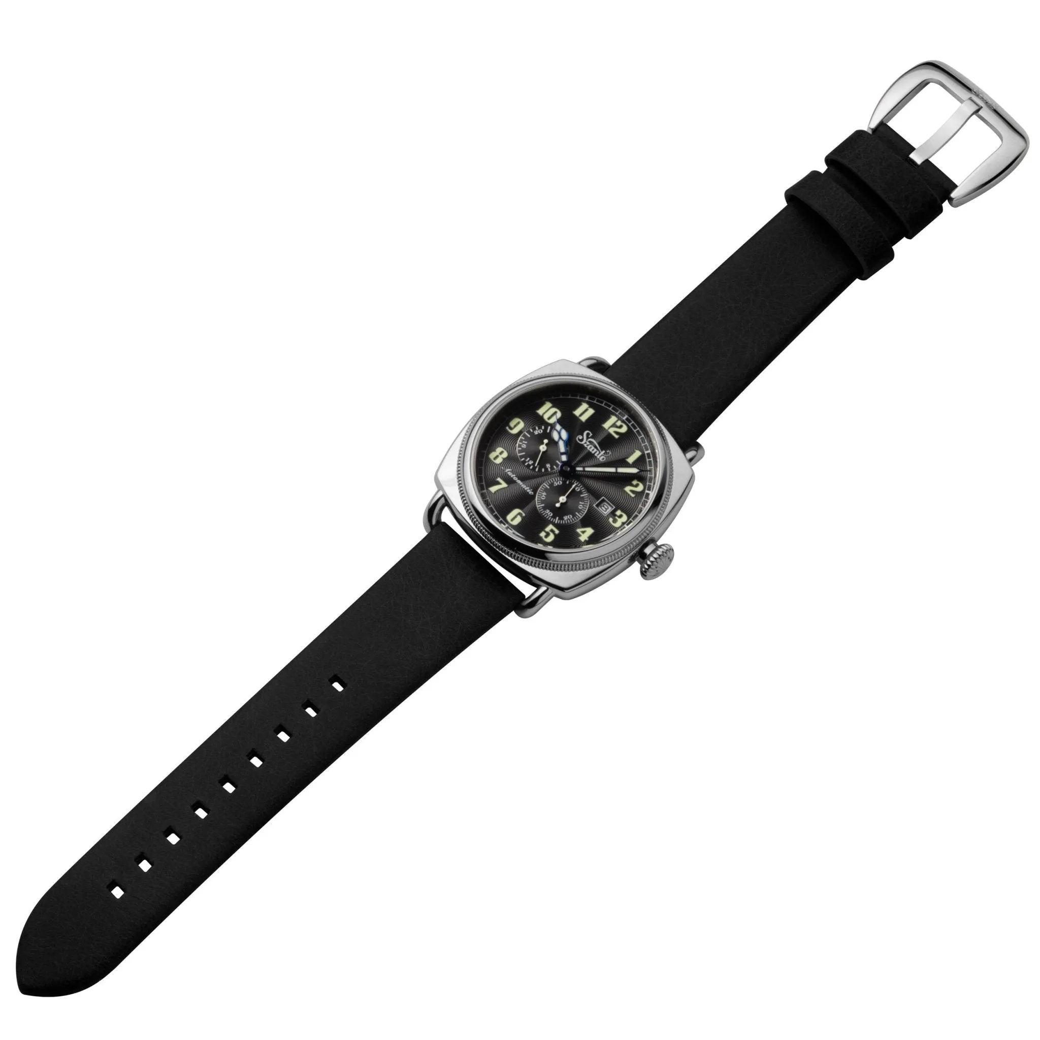 Szanto Officer's Coin Cushion Automatic Silver Black