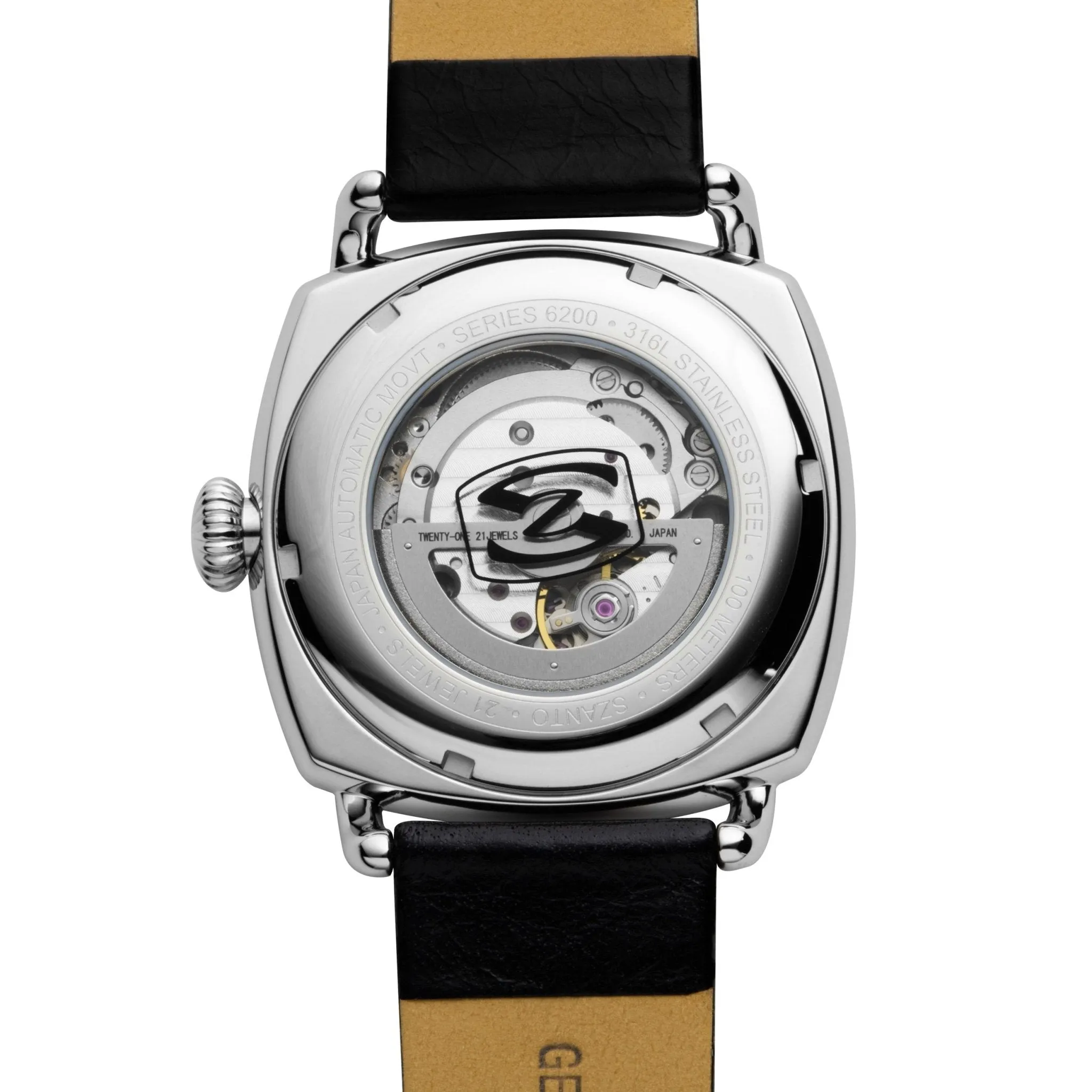 Szanto Officer's Coin Cushion Automatic Silver Black