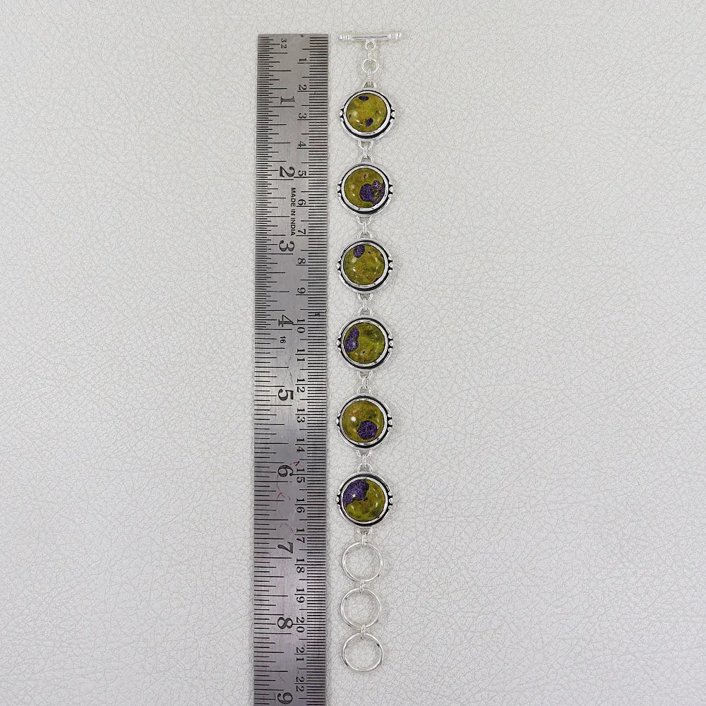 Tasmanian Serpentine 925 Silver Bracelets