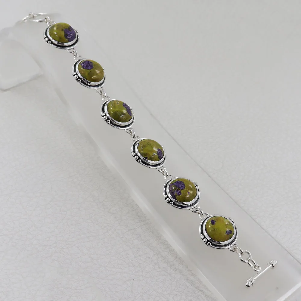 Tasmanian Serpentine 925 Silver Bracelets