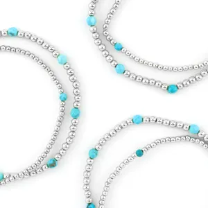 Tatum Starter Stack Turq/Silver