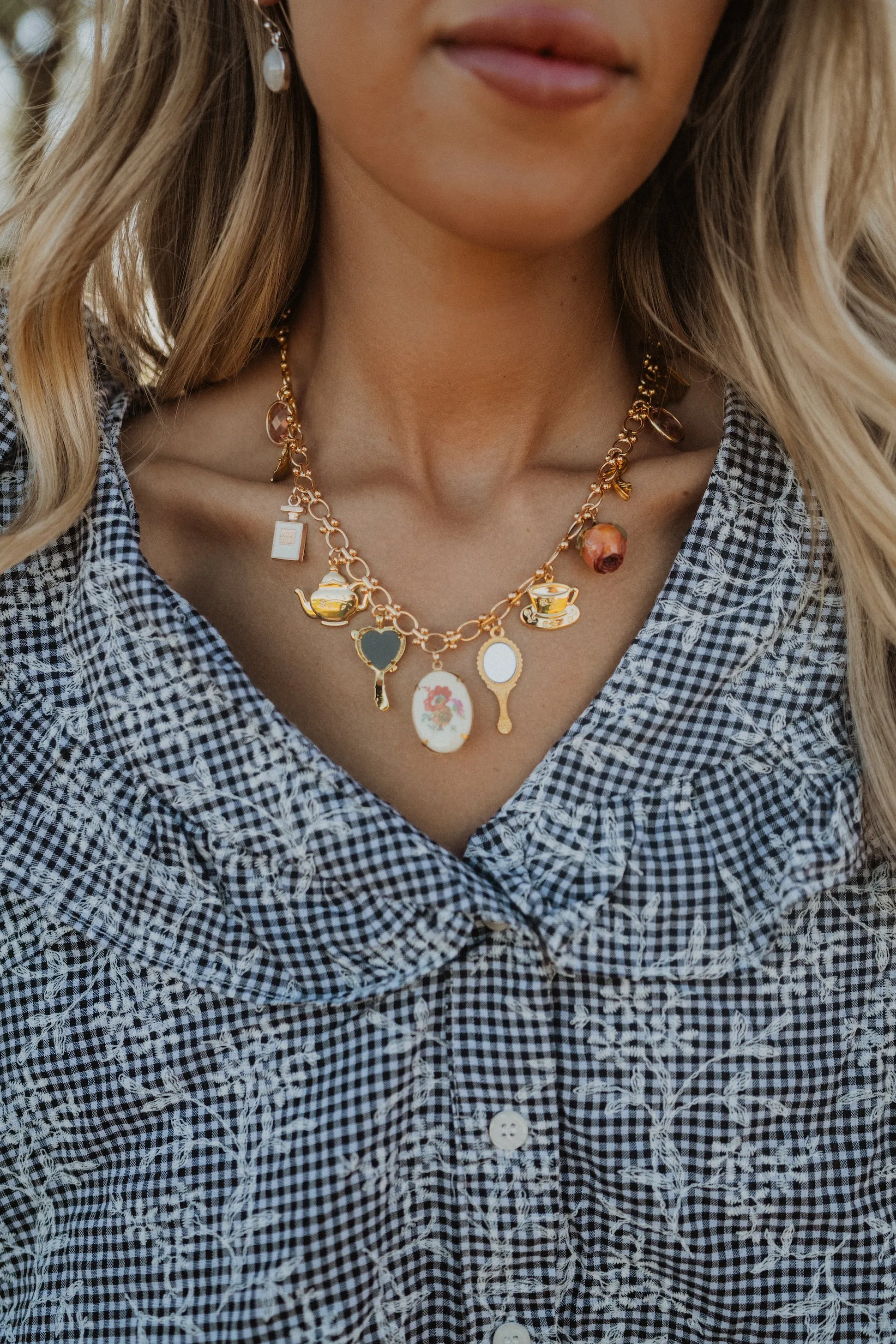 Tea Party Charm Necklace