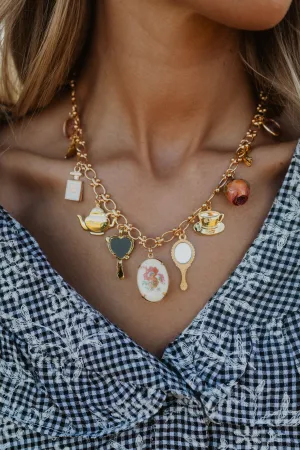 Tea Party Charm Necklace